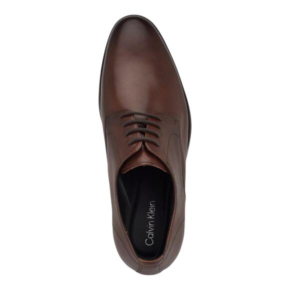 Calvin Klein Men\'s Jack Leather Lace Up Oxford Dress Shoes Brown Size 8 main image 4